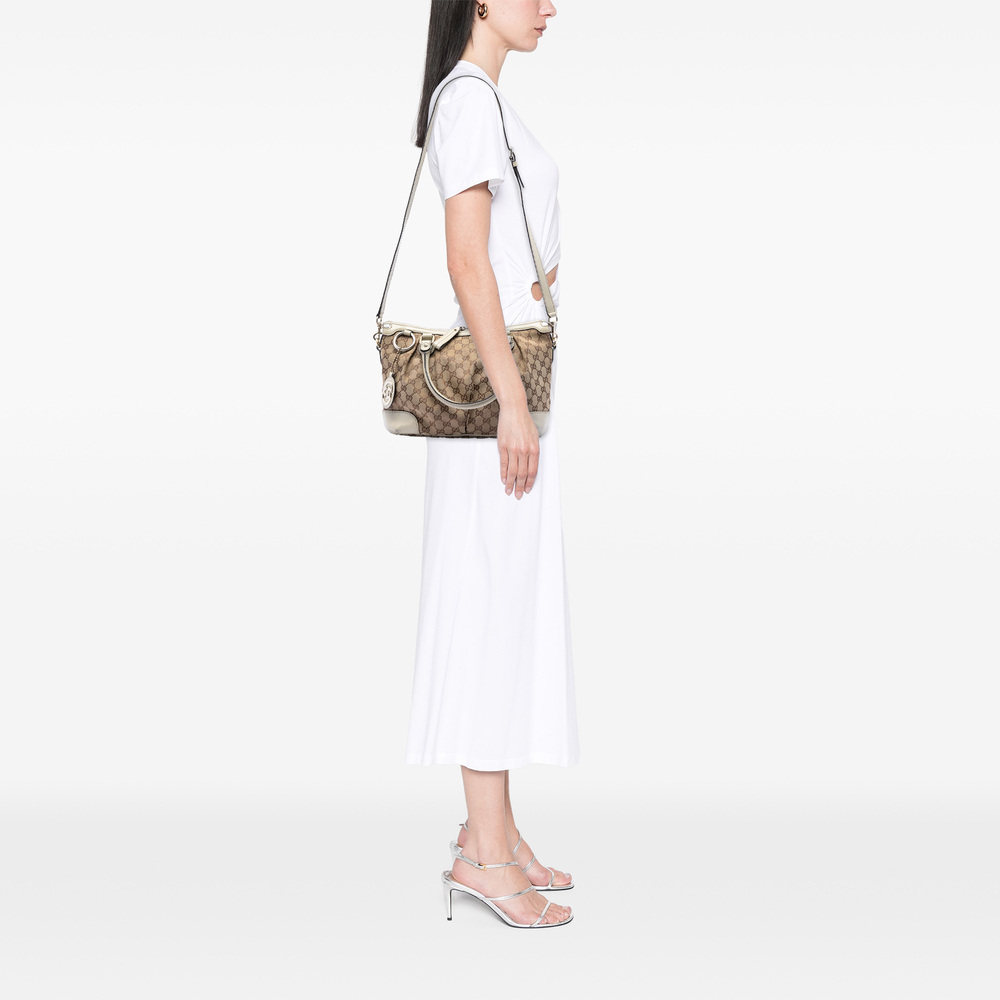 Pre-Loved Gucci GG Canvas Sukey Satchel - Picture 7 of 7